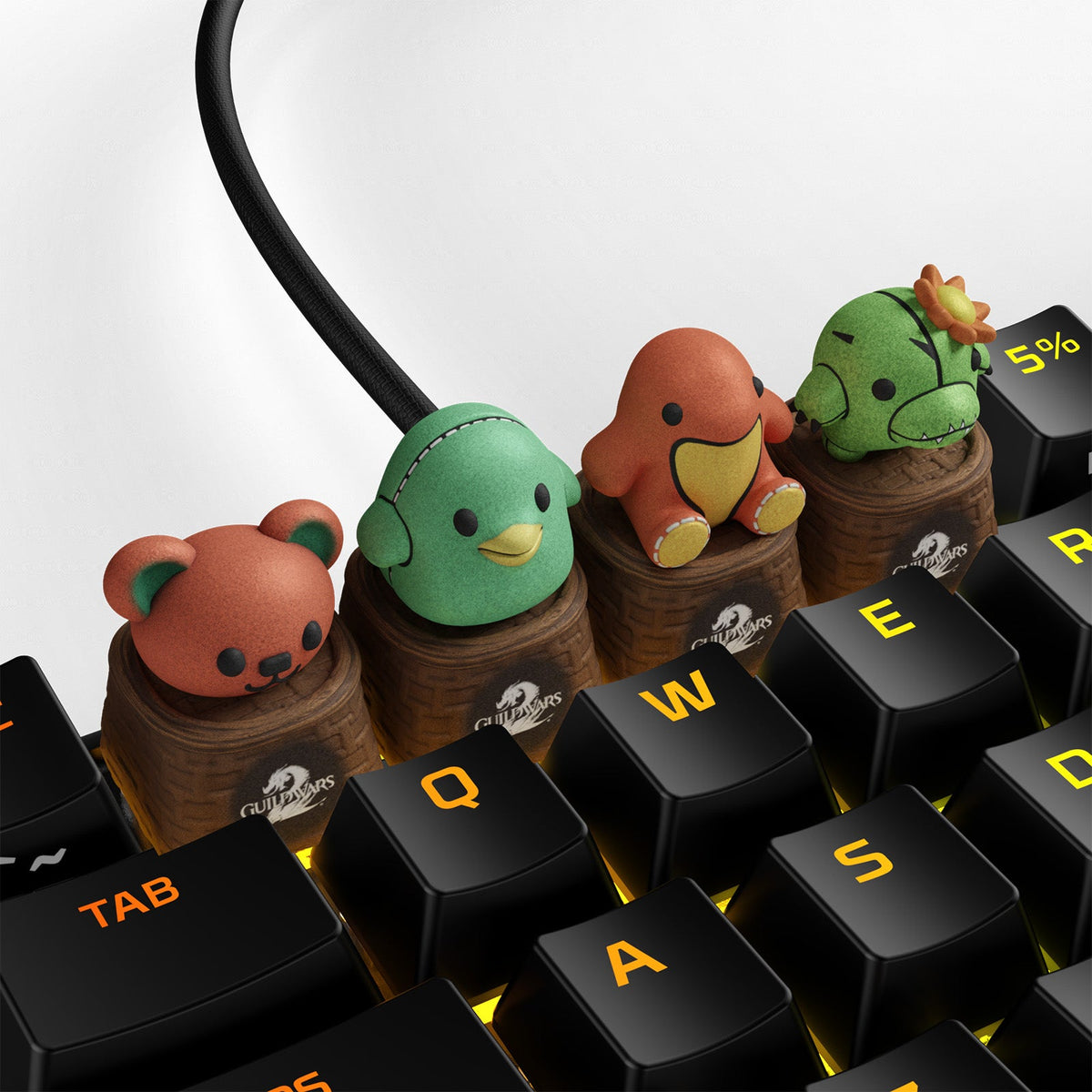HyperX 3D x Guild Wars 2 - Plush Pals Keycap Set
