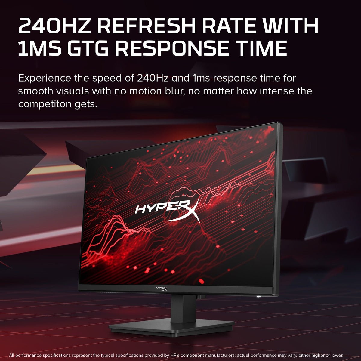 HyperX OMEN 23.8 inch FHD 240Hz Gaming Monitor - OMEN 24 G3