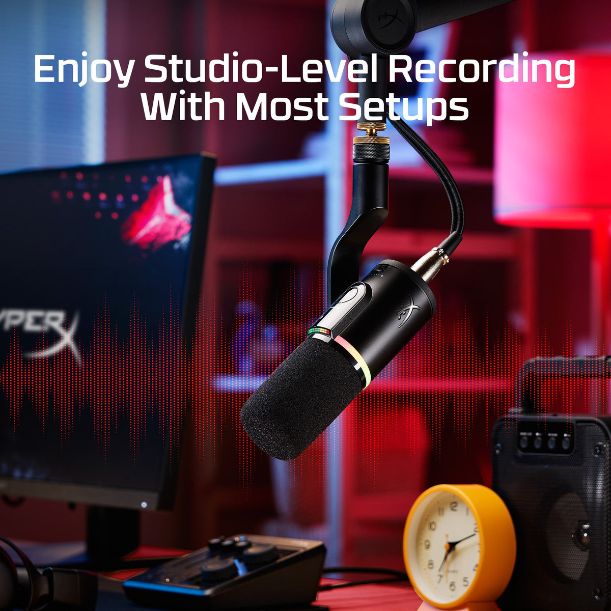 HyperX FlipCast – USB/XLR Dynamic Microphone